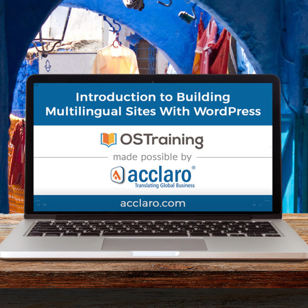 How to Build a Multilingual WordPress Site Video Training