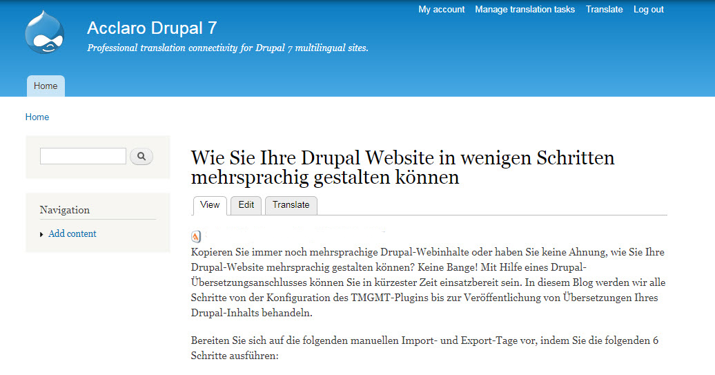 How to Build a Multilingual Drupal Website - Receive Completed Translations in Drupal