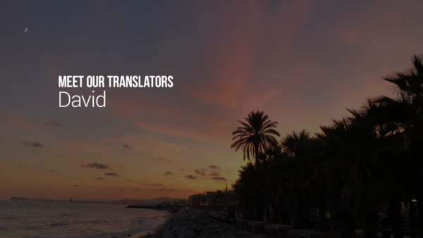 Meet Our Translators: David
